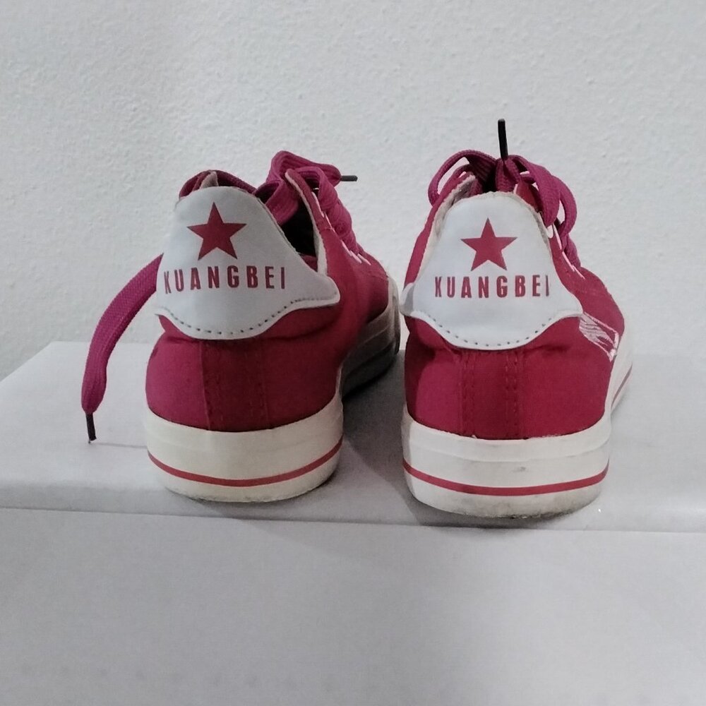 kuan bei Women Sneakers Canvas Size 7.5 Fushia Size 38 Europe - Picture 11 of 16